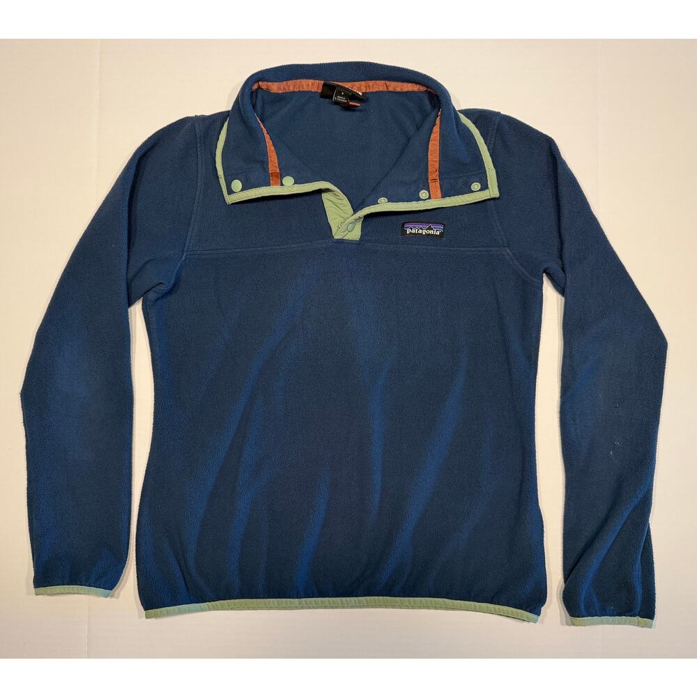 Patagonia Synchilla Micro D Snap-T Fleece Pullover Navy S